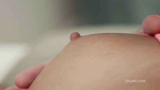 Petite girl sits on pecker