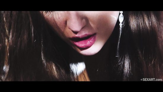 Ravishing girl rides her partner