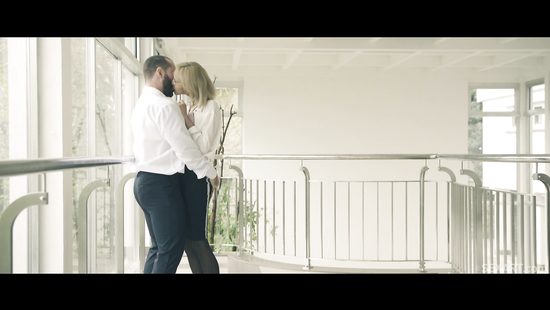 Bearded man fucks petite blonde