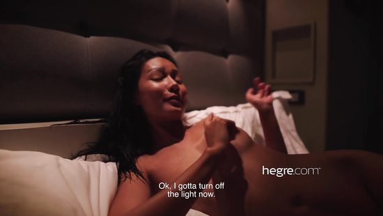 Asian chick shows her tight body