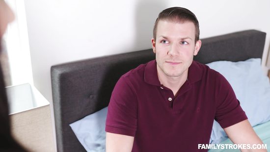 Brunette girl is caught masturbating