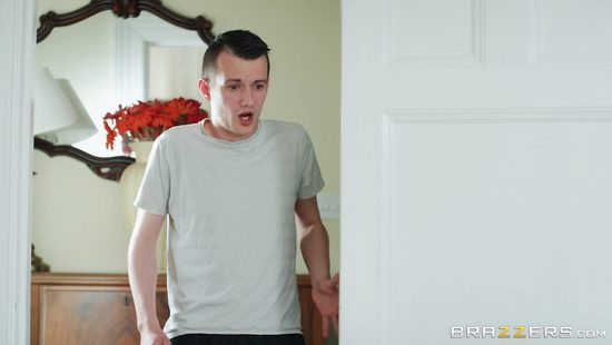 MILF is fucking with stepson