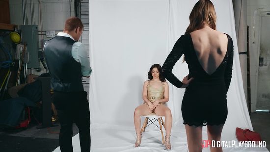 One dude fucks two chicks