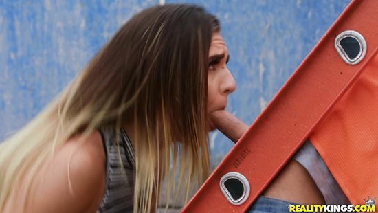 Construction worker fucks amazing babe