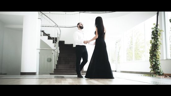 Dancing instructor fucks pretty brunette