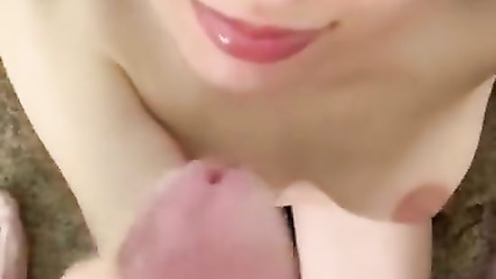 Pretty girl gets messy facial