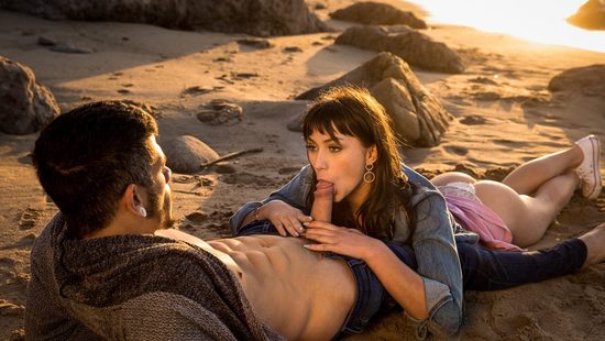 Brunette drilled with firm cock