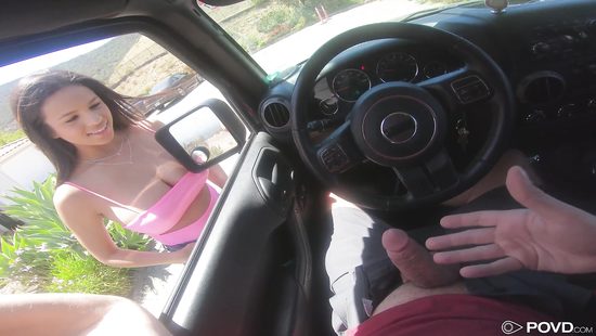 Busty abbe is tit-fucked