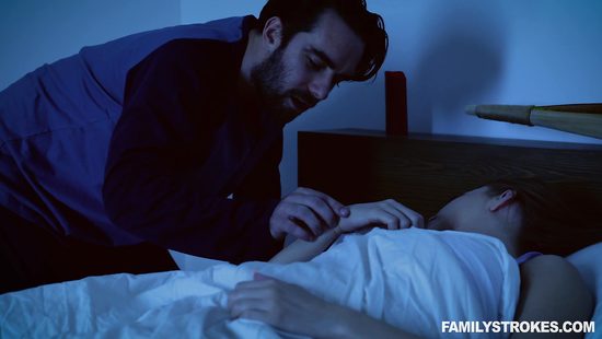 Girl is awakened and fucked