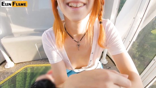 Elin Holm sucks boyfriend's dong