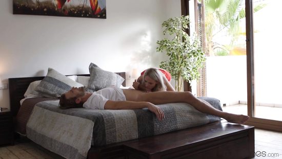 Inked blonde drilled with cock