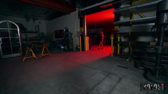 Stunning babe in latex enjoys huge stiff cock