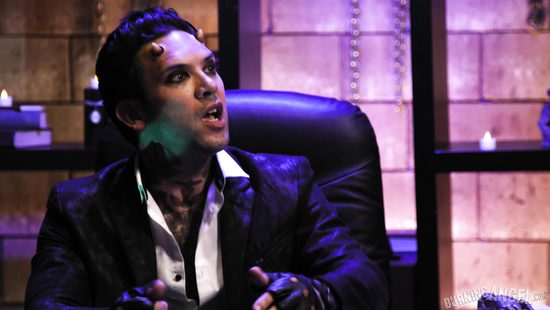 Punk makes good of the three wet cunts at his disposal