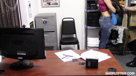 Fucked hard by security guard for shoplifting