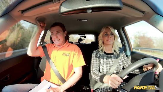 Naughty milf pleasuring driving instructor