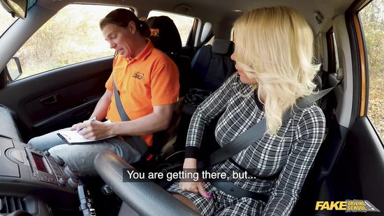 Naughty milf pleasuring driving instructor