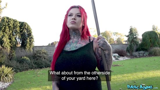 She fucked him at the lawn for money