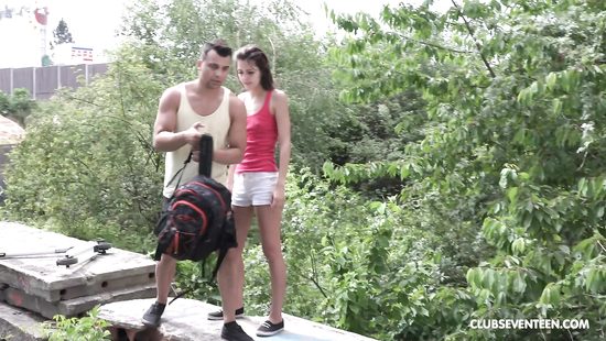 Alluring outdoor sex