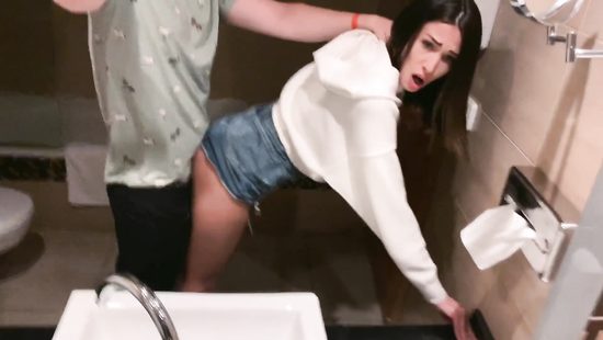 Her reactions are priceless whenever he makes a thrust