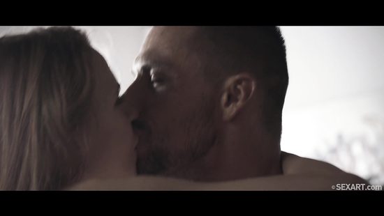 He's finding the bottom of her throat with his dick