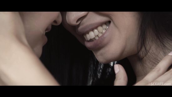 Sensual lesbian play