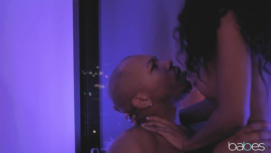 Bald head studs are something else on bed