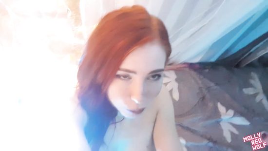 She loves it better when it pokes from behind