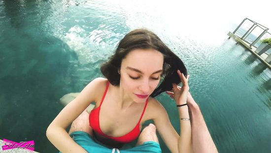 Sola Zola sucks cock better than your favorite pornstar