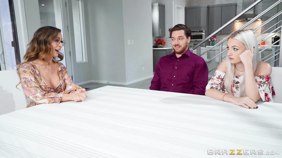 Her tempting boobs pulled him in