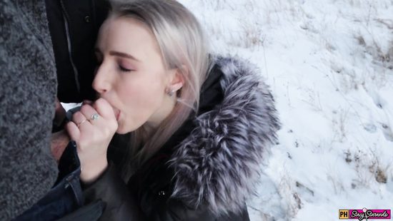 Nothing beats the chilly outdoors than hardcore fucking