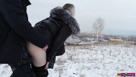 Nothing beats the chilly outdoors than hardcore fucking