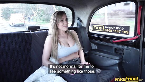 Taxi driver scores easy sex with a horny passenger