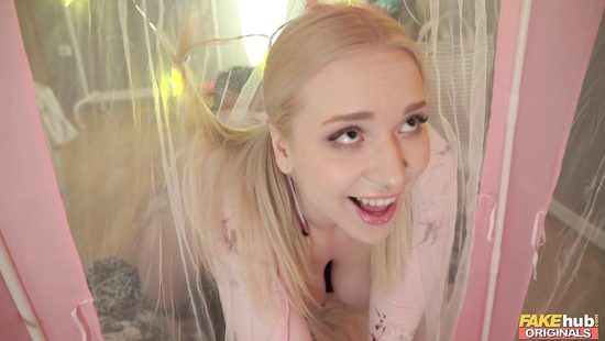 Blonde wife devours son's cock like a pro