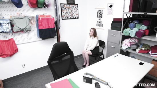 Shoplifter has to fuck her way out