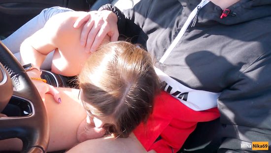 Teen gives head and swallows