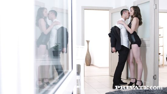 Nude doll rides the cock in charming modes