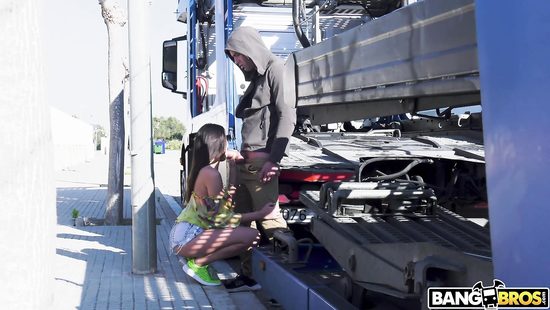 Nude amateur picked and fucked in public