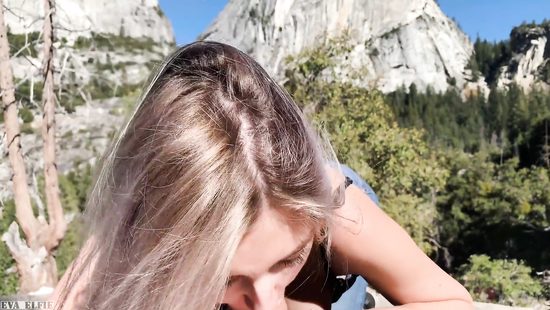 Sloppy cock sucking outdoor Russian porn