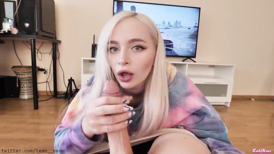 Blondie tries POV missionary on cam