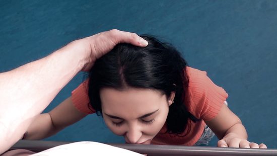 College chick fucked in a crazy tryout