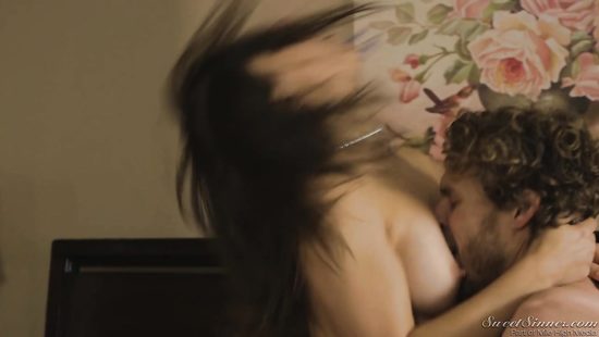 Affectionate dame with inviting boobs nailed roughly