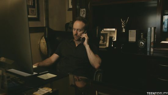 Couple having intense sex right before bed