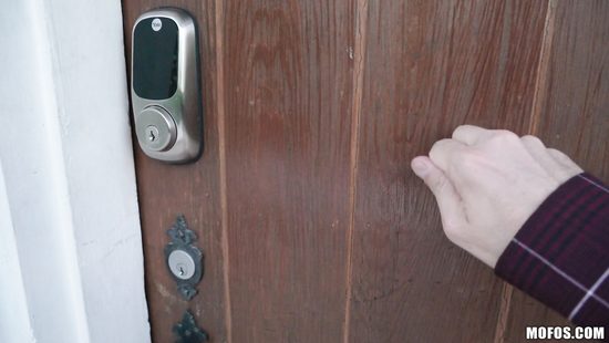 Busty chef hammered roughly in the kitchen