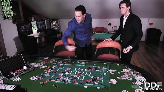 Slutty maid bonked thoroughly on poker table