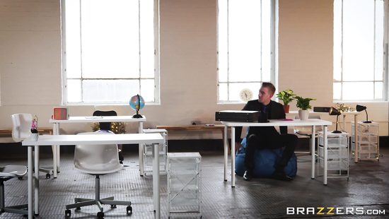 Sensual blonde groaning pleasurably from intense throbbing