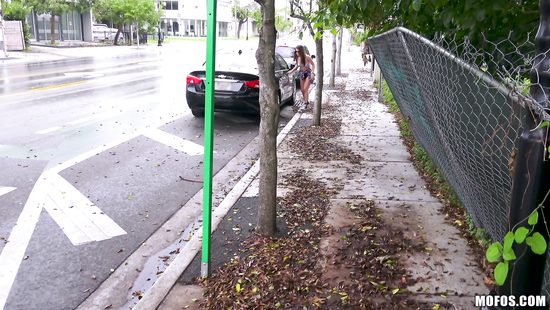 Sultry teen banged intensely in the car