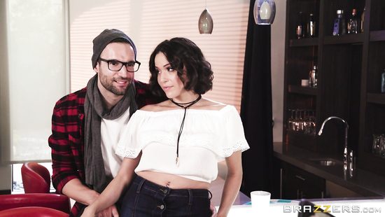 Brunette filmed getting fucked in the ass