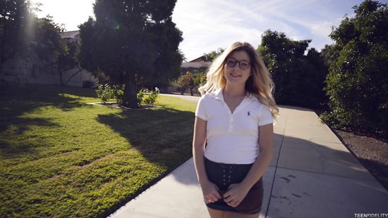 Blonde teen smashed like a whore