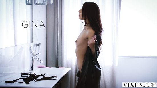 Brunette is enthralled by how he fucks ferociously