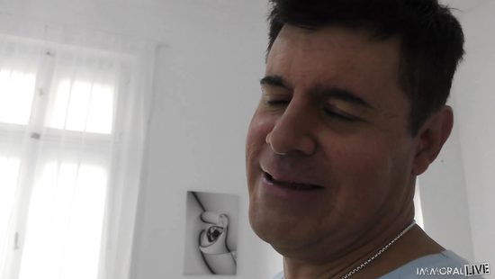 Huge cock causing damage to babe's pussy